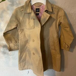 GAP Kids Tan Trench Coat